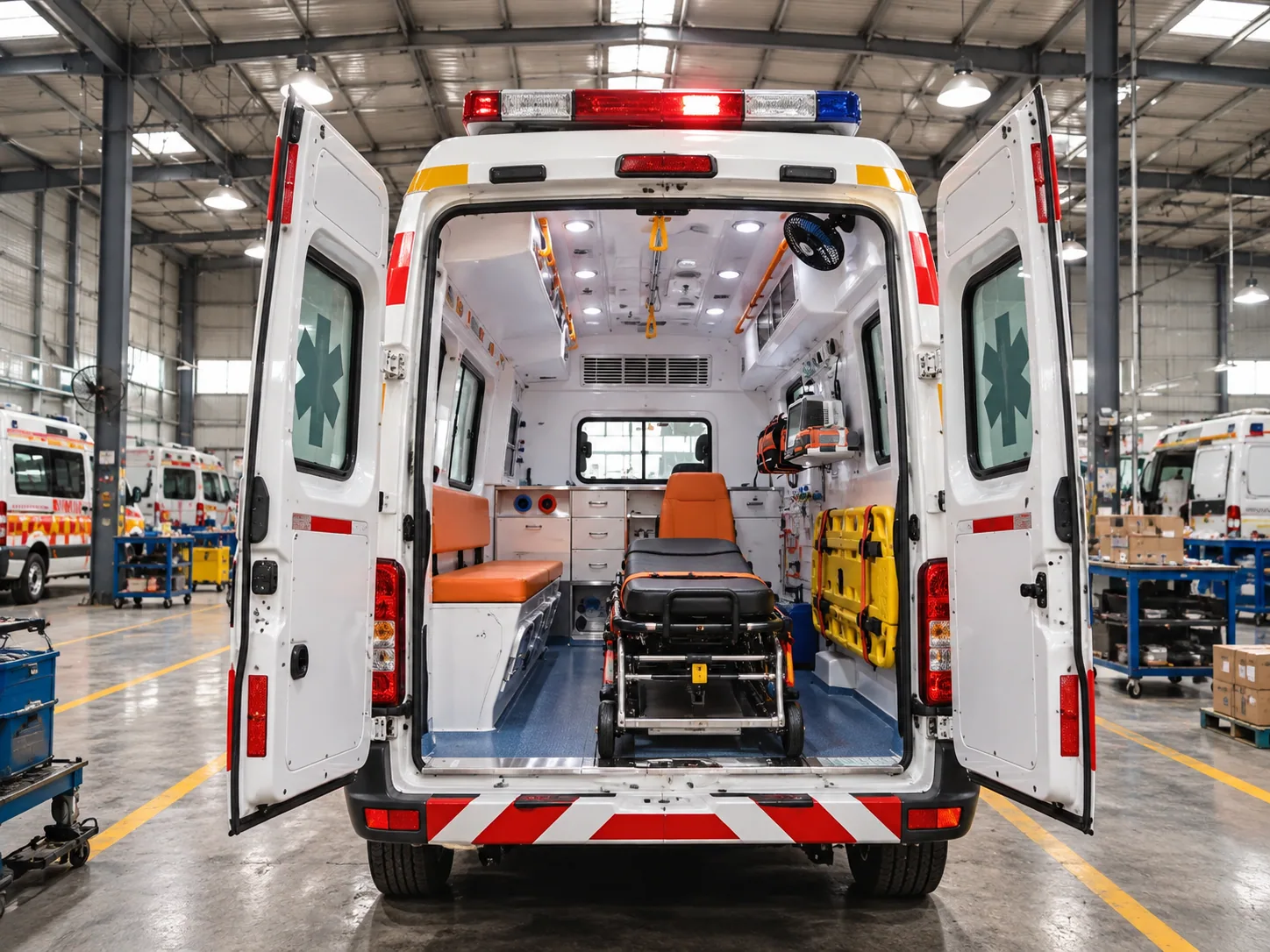 Advanced Life Support ambulance interior