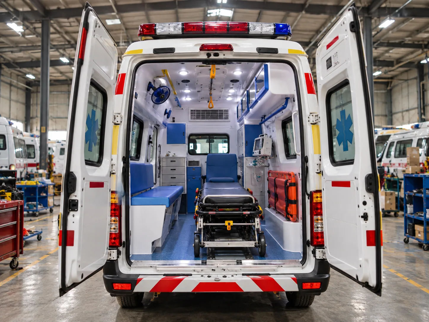 Basic Life Support ambulance interior