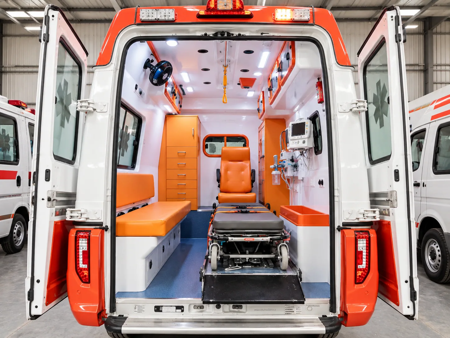 Ambulance medical interior