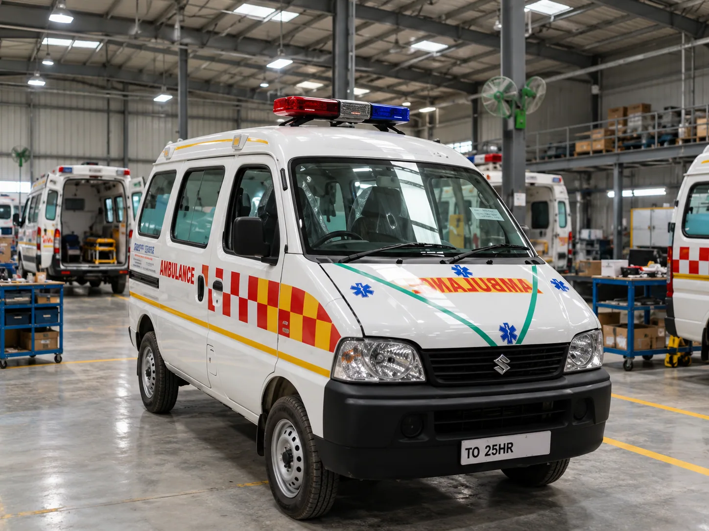 Patient Transport Ambulance exterior and interior
