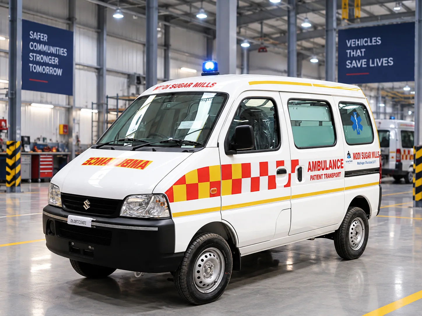 Patient transport ambulance