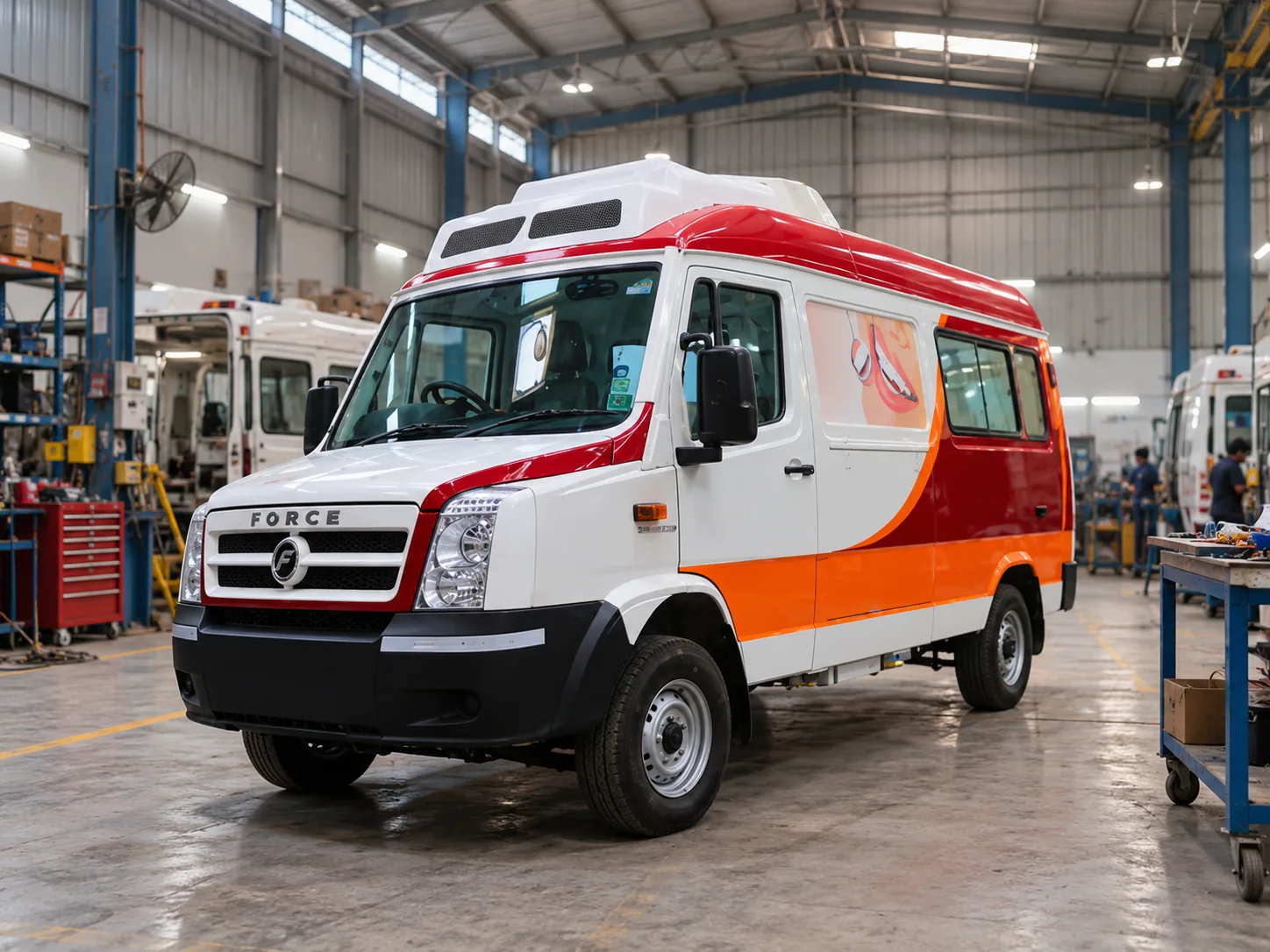 Finished Shelves Tech ambulance